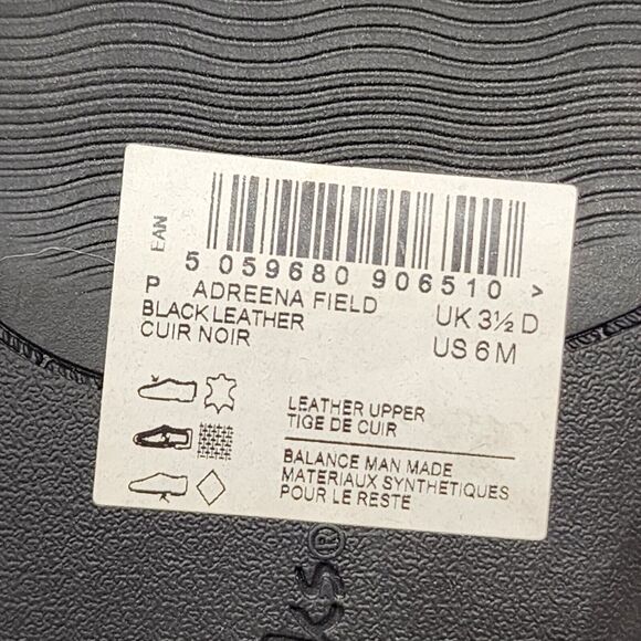 Clarks Adreena Field Booties Black Leather 6M Zip Up Ankle Booties Buckle Detail - Picture 10 of 13